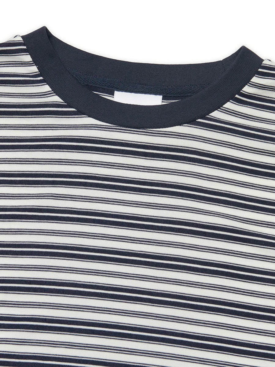 【NOMANUAL】OFFBEAT STRIPE T-SHIRT