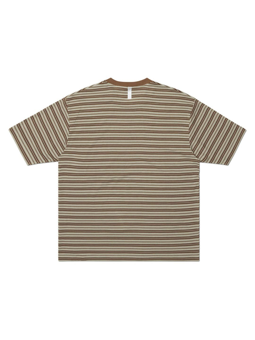 【NOMANUAL】OFFBEAT STRIPE T-SHIRT