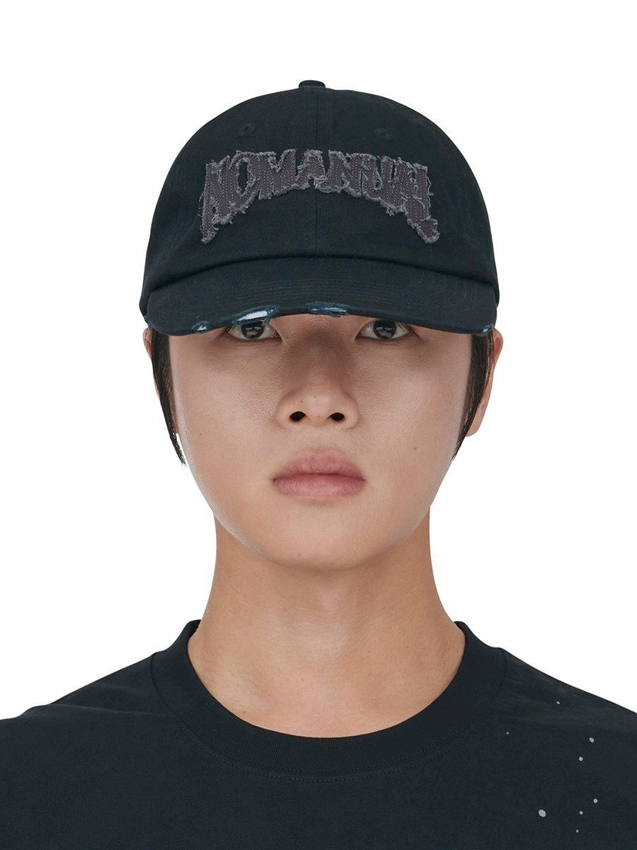 【NOMANUAL】N.P DAMAGED BALL CAP