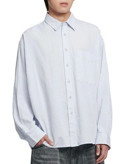 【NOMANUAL】STRIPED SHIRT
