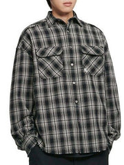 【NOMANUAL】ROUGH SEERSUCKER CHECK SHIRTS