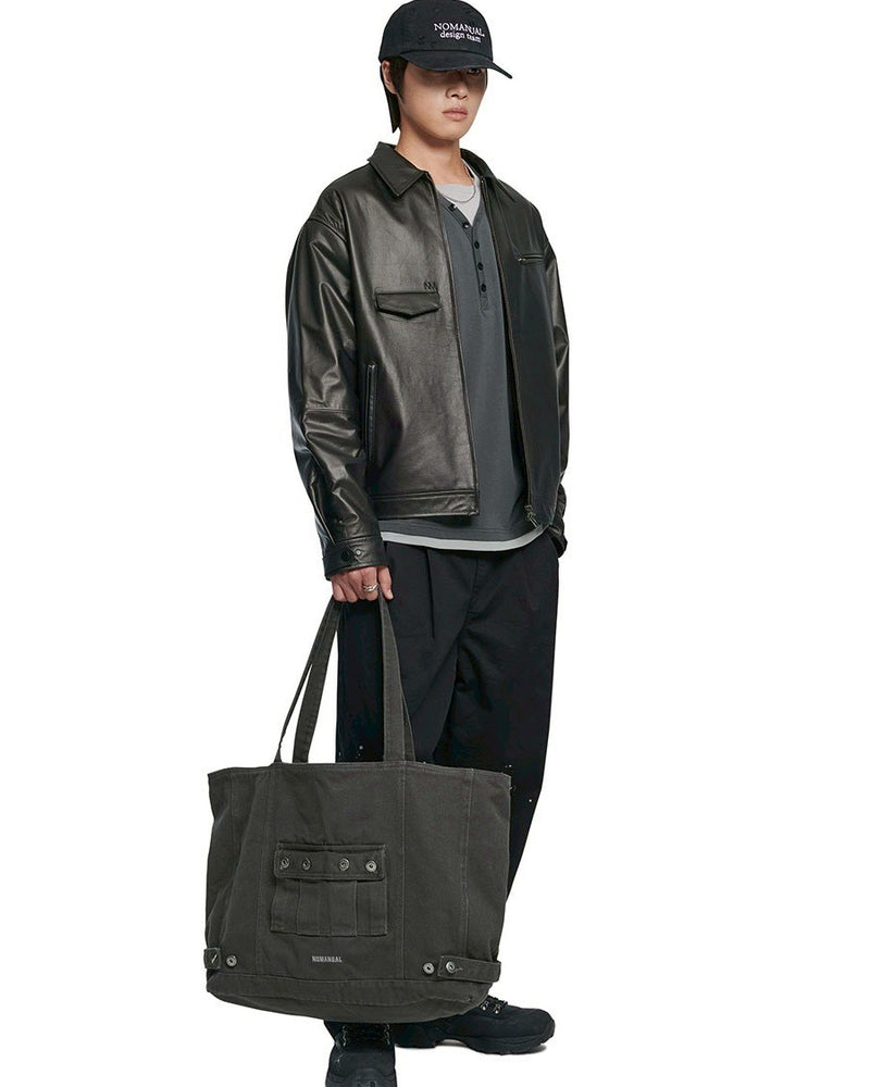 【NOMANUAL】4R POCKET TOTE BAG