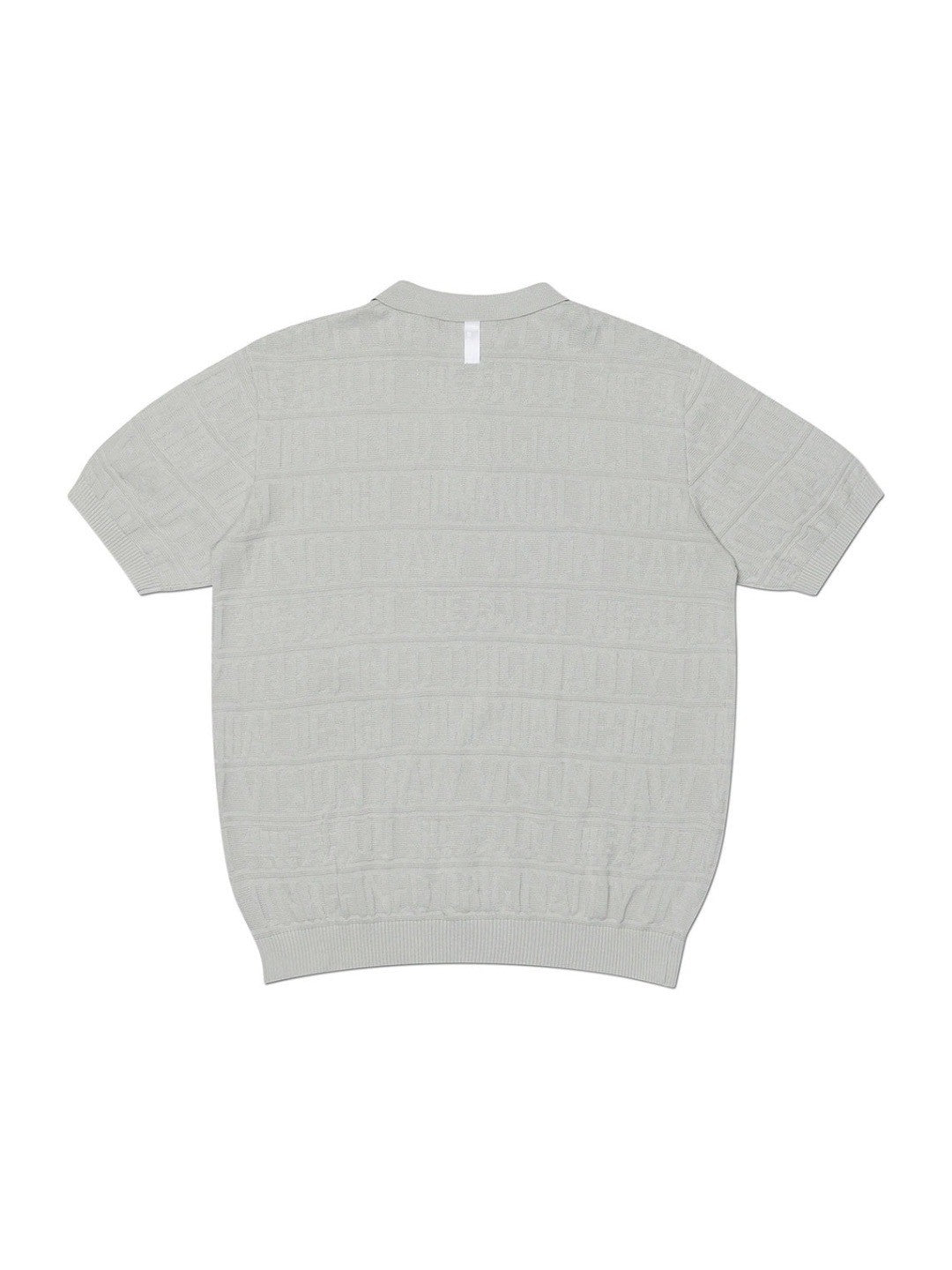 【NOMANUAL】M.F JACQUARD POLO SHIRT