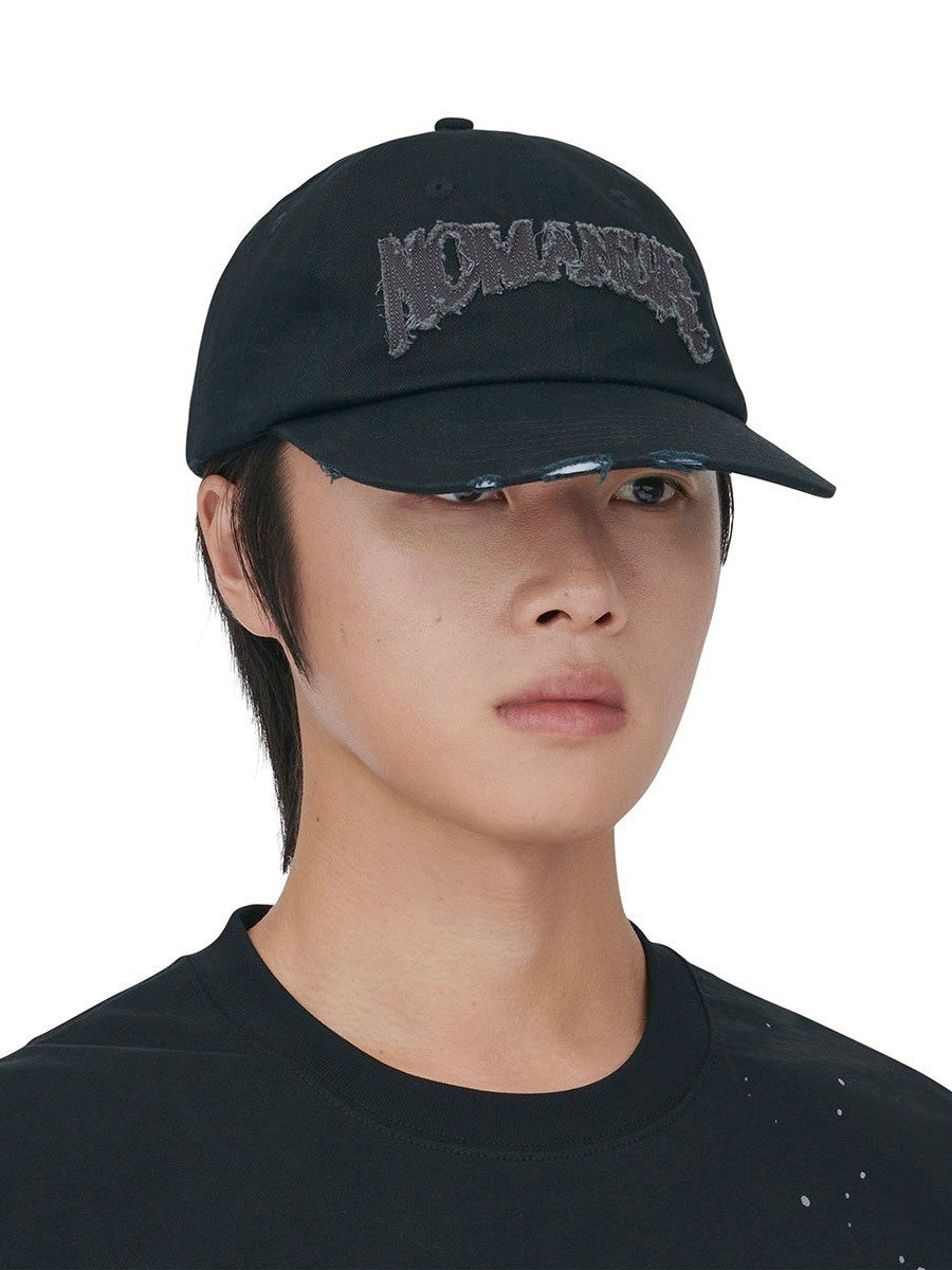 【NOMANUAL】N.P DAMAGED BALL CAP