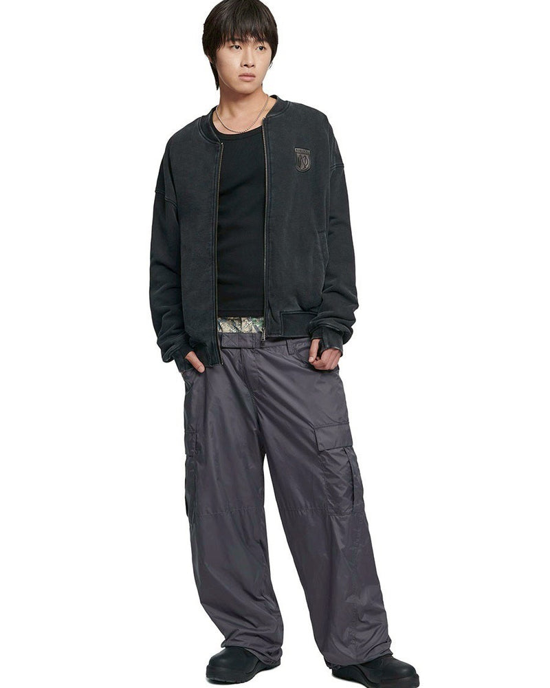 【NOMANUAL】EMBLEM SWEAT ZIP-UP