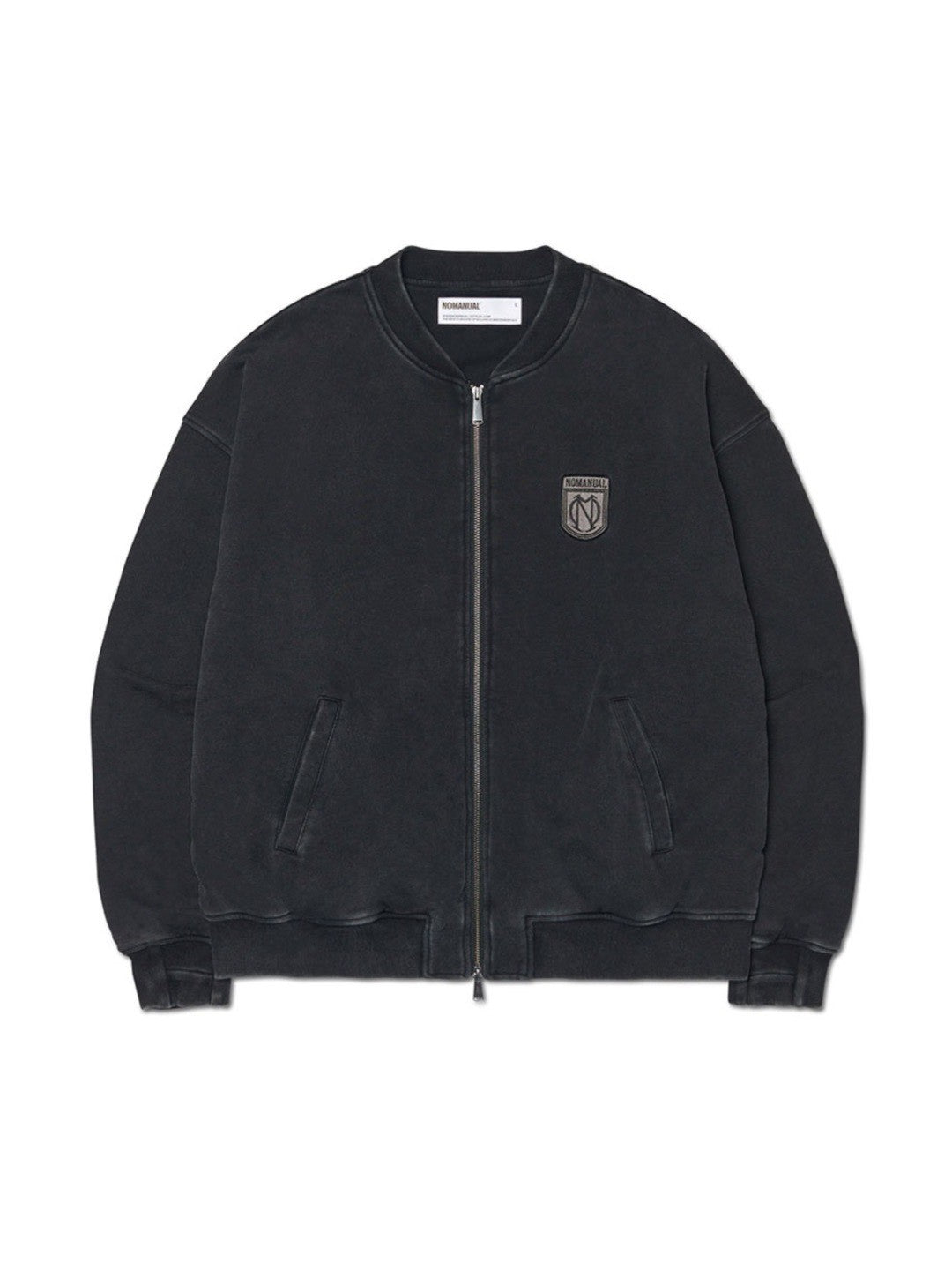 【NOMANUAL】EMBLEM SWEAT ZIP-UP