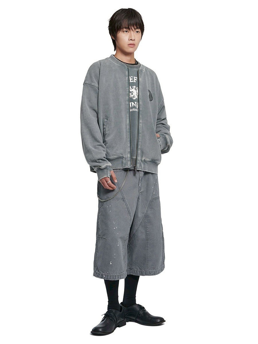 【NOMANUAL】EMBLEM SWEAT ZIP-UP