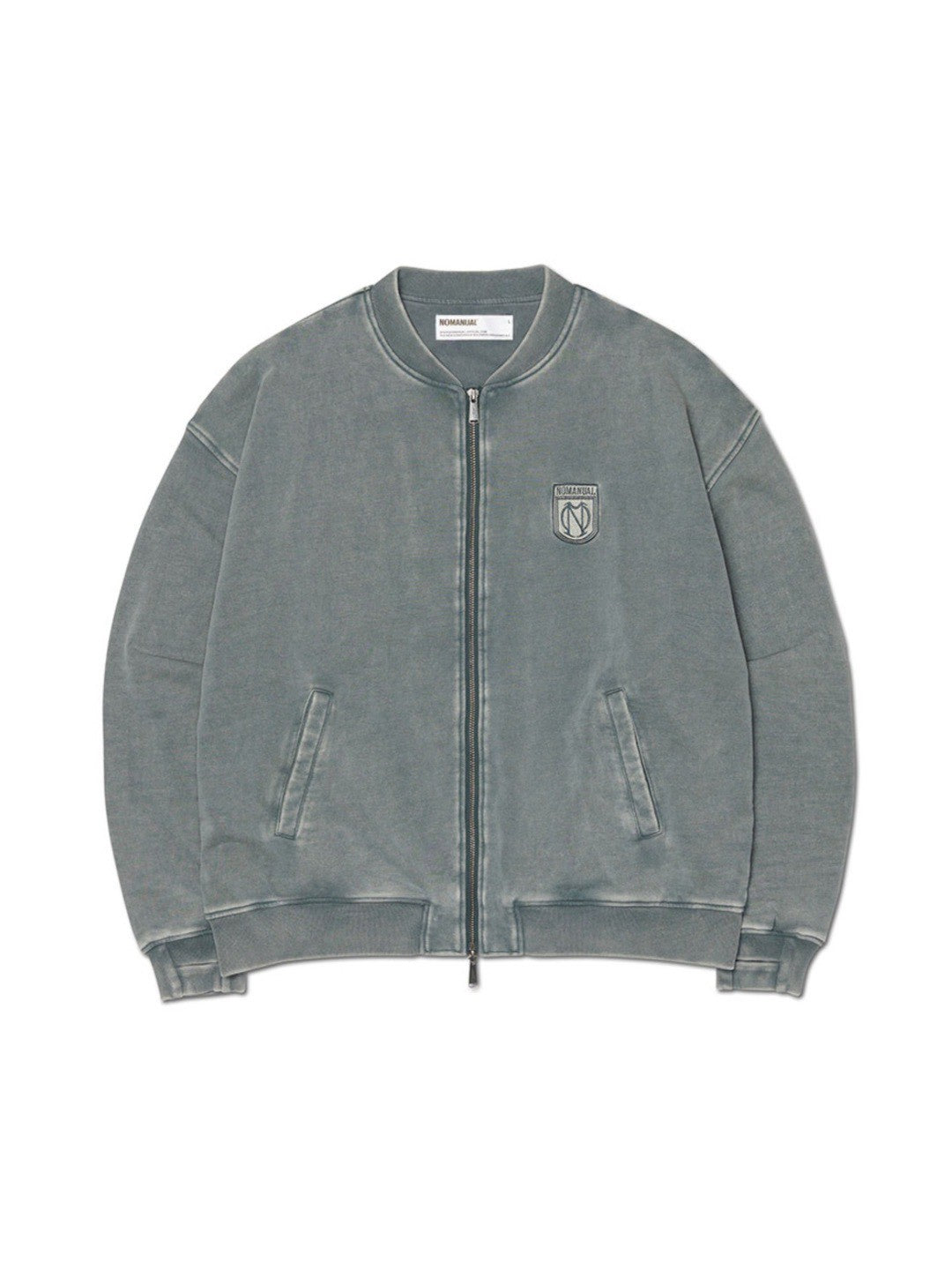 【NOMANUAL】EMBLEM SWEAT ZIP-UP