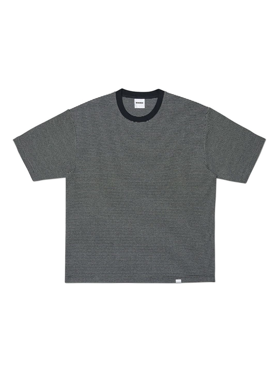 【NOMANUAL】FINE STRIPE T-SHIRT