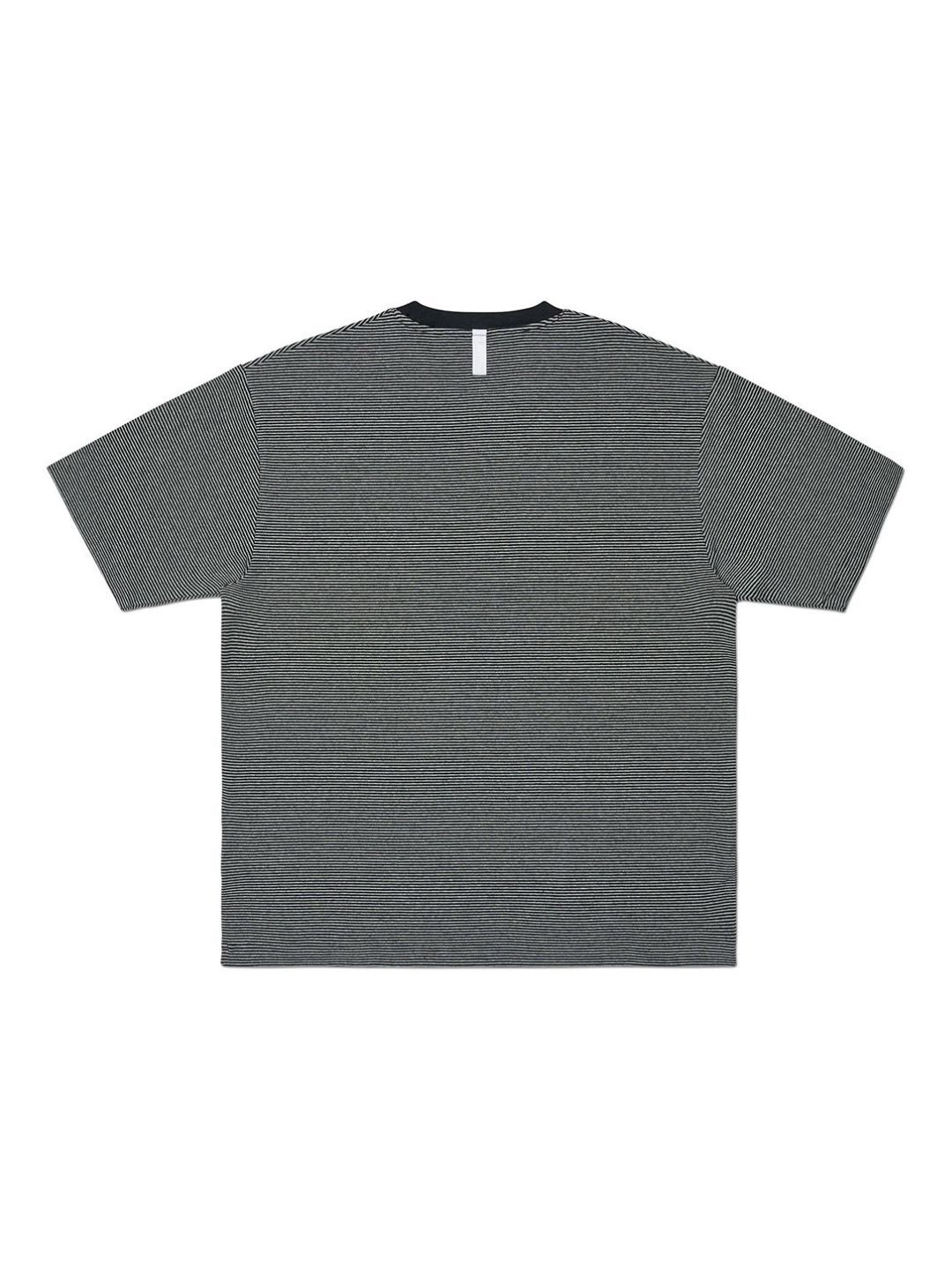 【NOMANUAL】FINE STRIPE T-SHIRT