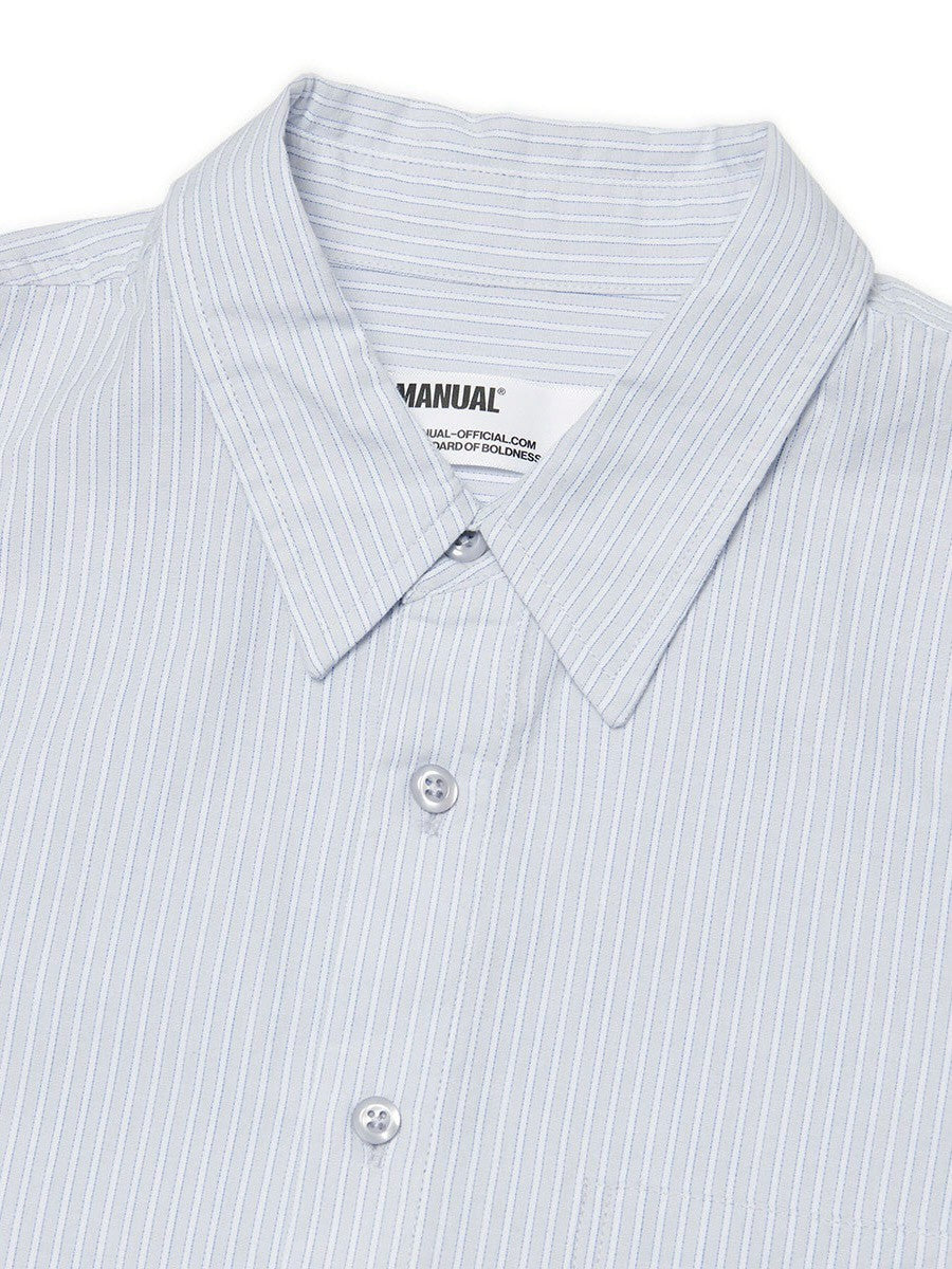 【NOMANUAL】STRIPED SHIRT