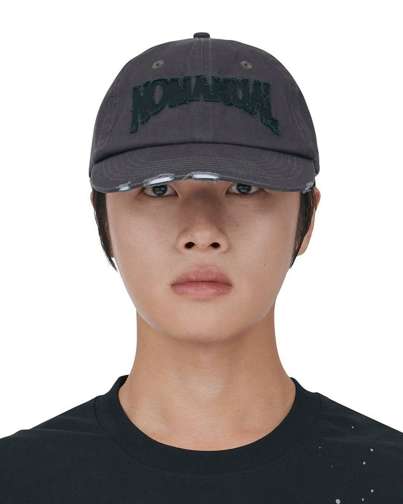 【NOMANUAL】N.P DAMAGED BALL CAP