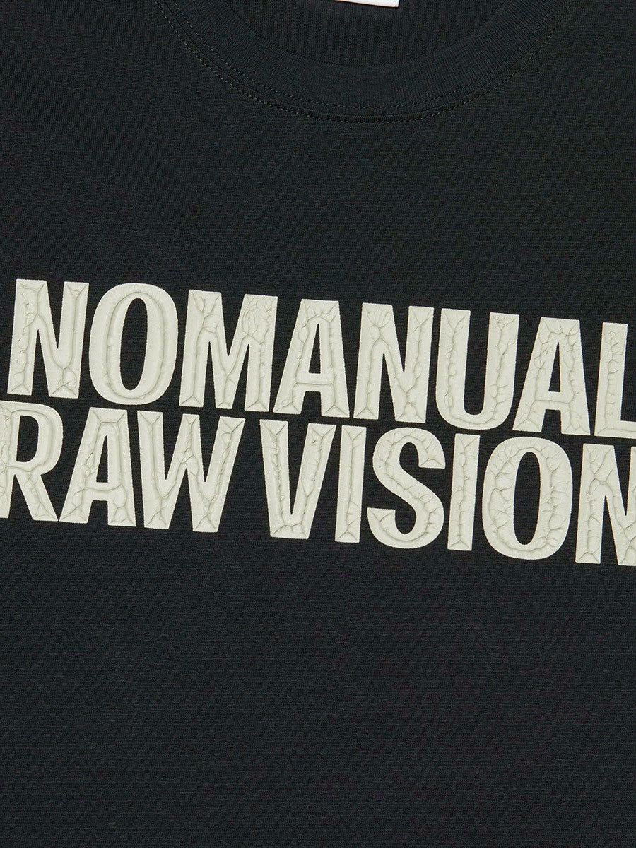 【NOMANUAL】ROUGH TEXTURE PRINT T-SHIRT