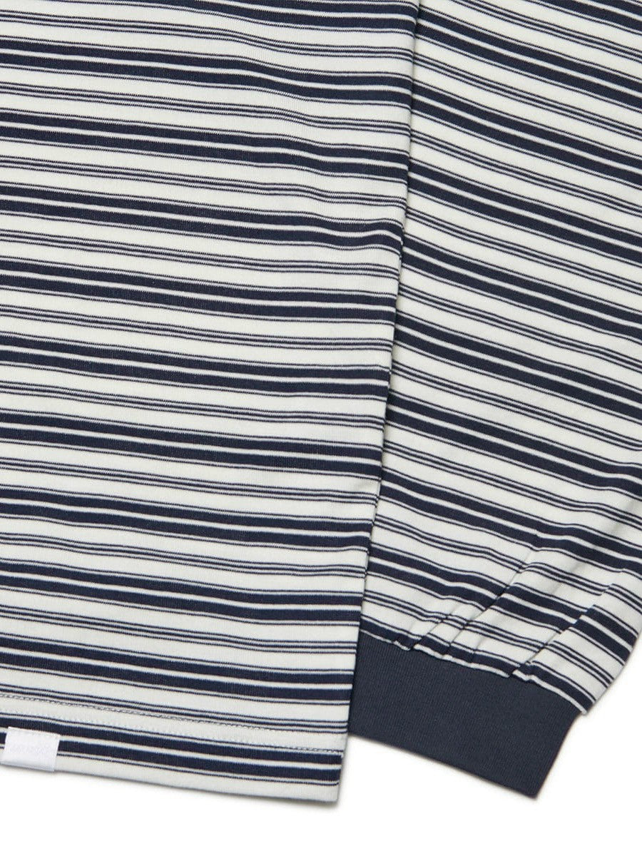 【NOMANUAL】OFFBEAT STRIPE LONG SLEEVE TEE