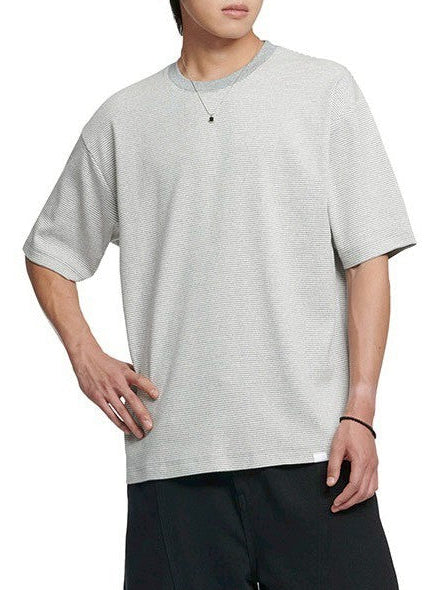 【NOMANUAL】FINE STRIPE T-SHIRT