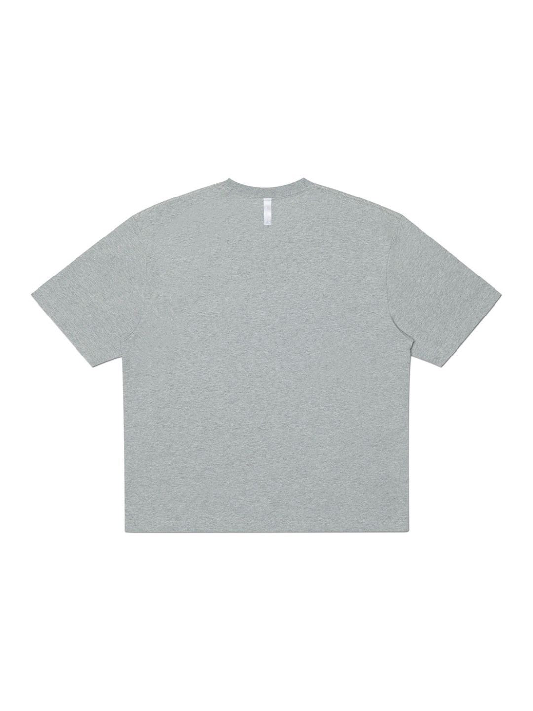 【NOMANUAL】WAFFLE PATCHED CROP T-SHIRT