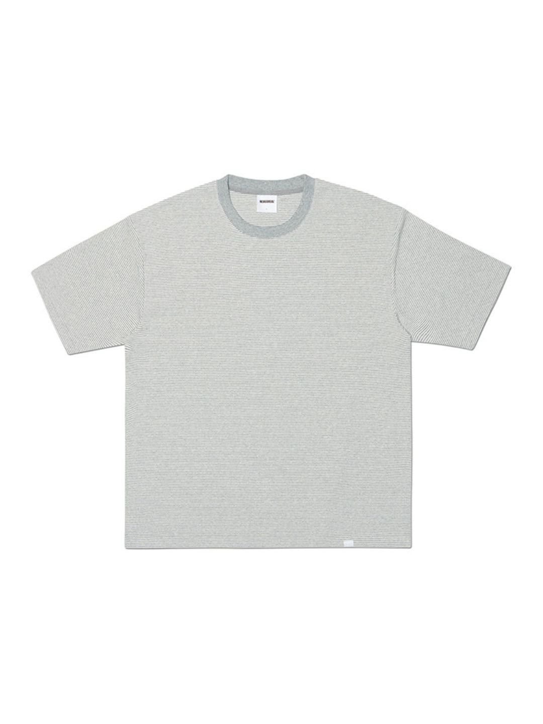 【NOMANUAL】FINE STRIPE T-SHIRT