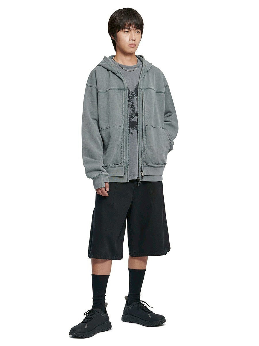 【NOMANUAL】R.P LAYER HOODED ZIP-UP