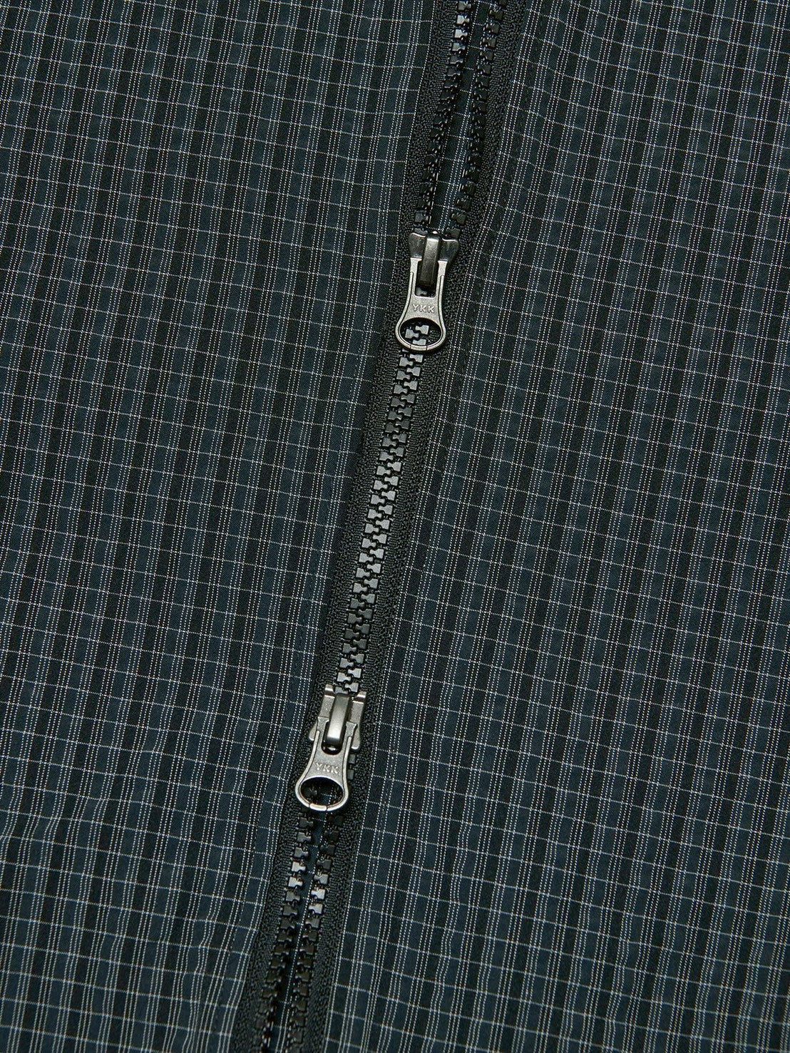 【NOMANUAL】HOODED CHECK WIND JACKET