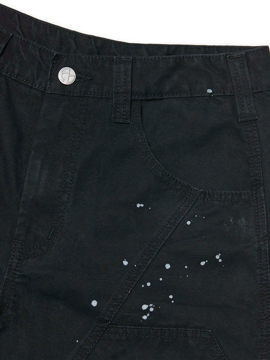 【NOMANUAL】PAINTED DOUBLE KNEE SHORTS
