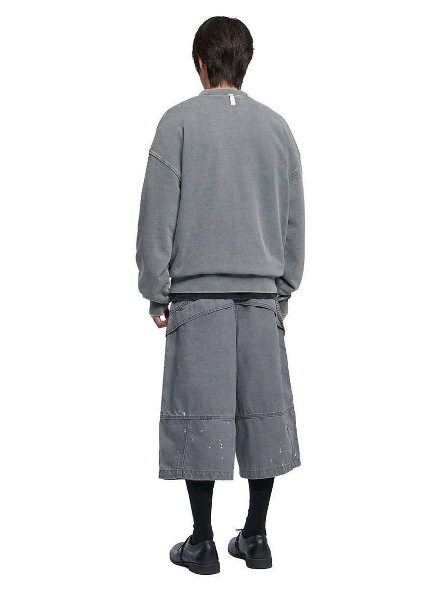 【NOMANUAL】PAINTED DOUBLE KNEE SHORTS