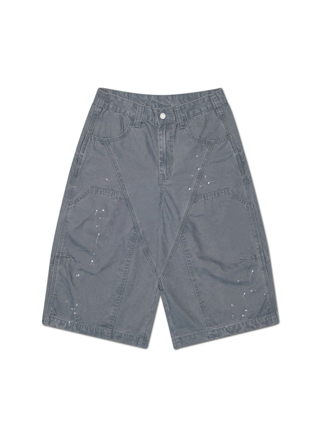 【NOMANUAL】PAINTED DOUBLE KNEE SHORTS