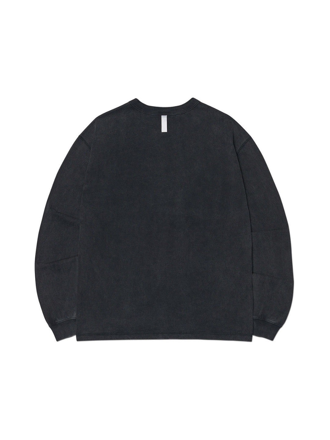 【NOMANUAL】DAMAGED HENLEY NECK SHIRT