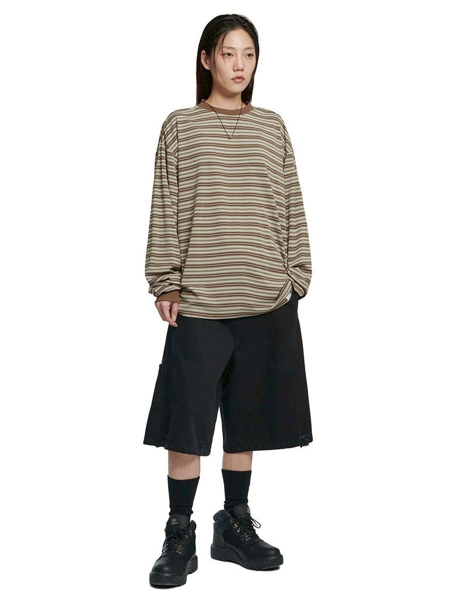 【NOMANUAL】CINCH BACK BERMUDA SHORTS