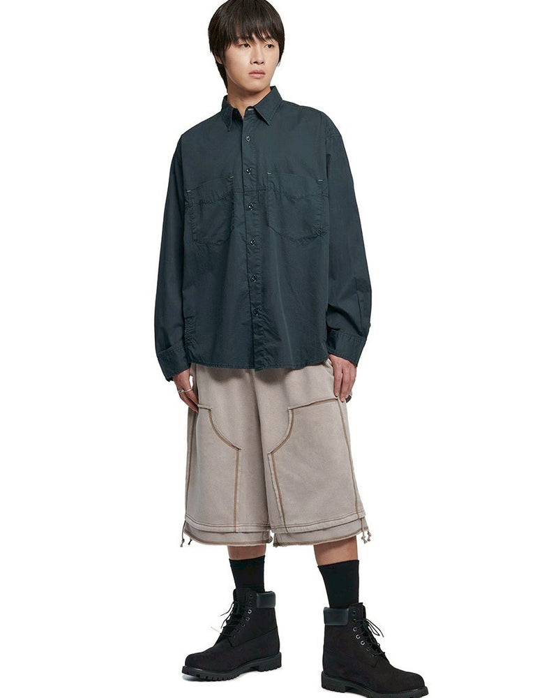 【NOMANUAL】OVERDYED SHIRT