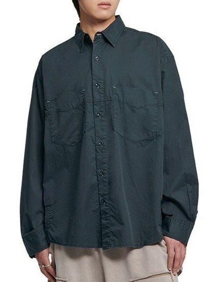 【NOMANUAL】OVERDYED SHIRT