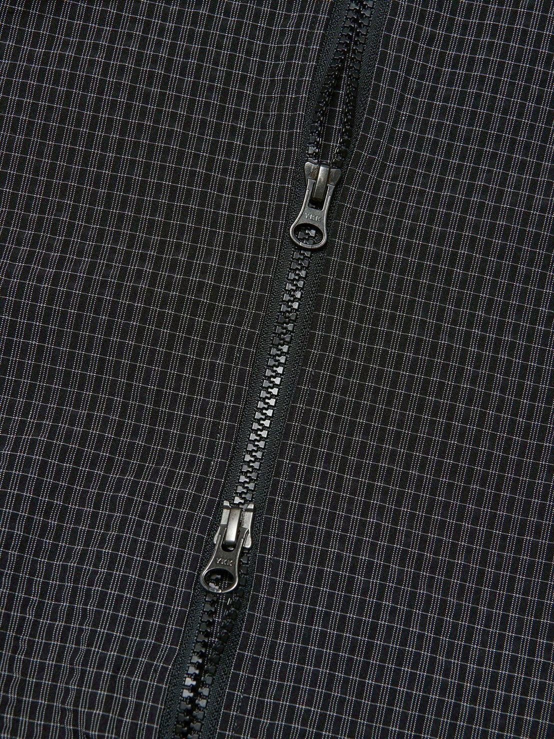 【NOMANUAL】HOODED CHECK WIND JACKET
