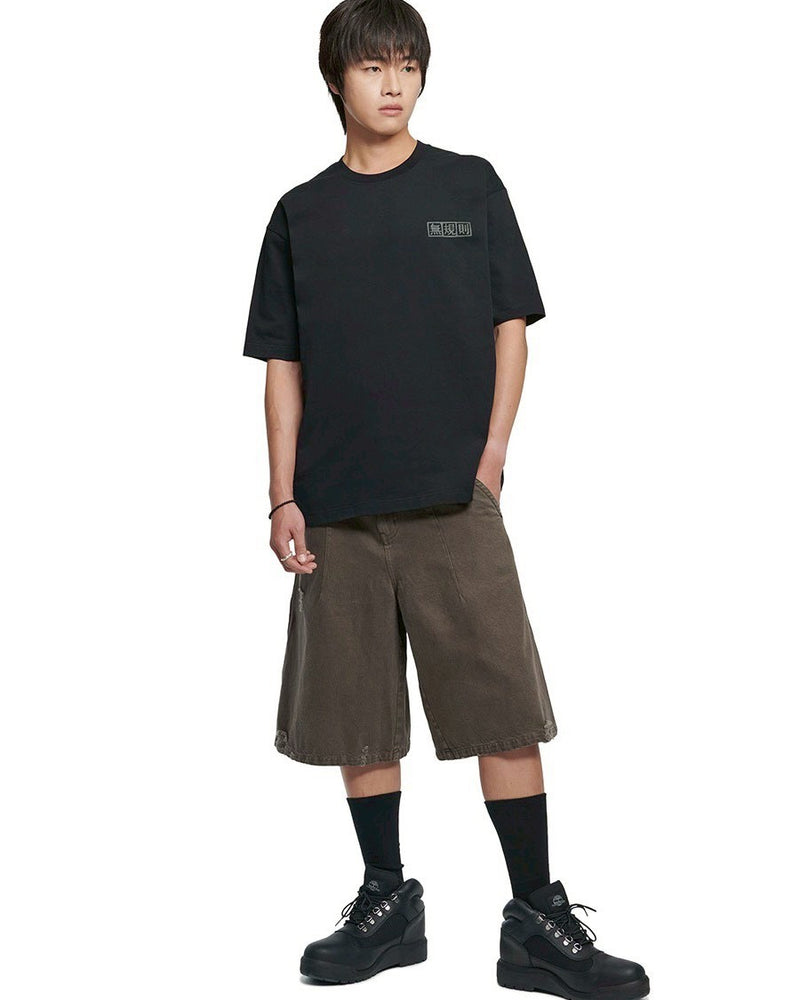 【NOMANUAL】CINCH BACK BERMUDA SHORTS