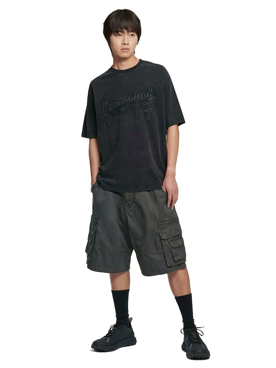 【NOMANUAL】APPLIQUE T-SHIRT