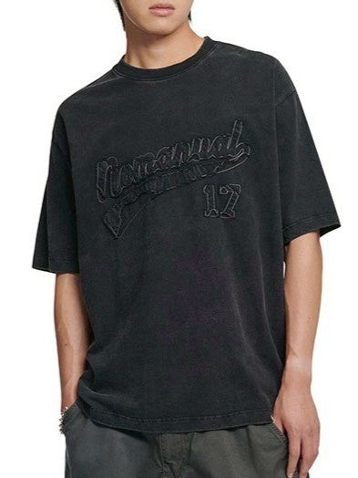 【NOMANUAL】APPLIQUE T-SHIRT