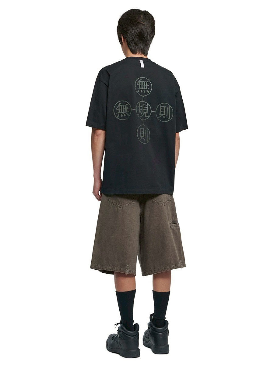 【NOMANUAL】CINCH BACK BERMUDA SHORTS