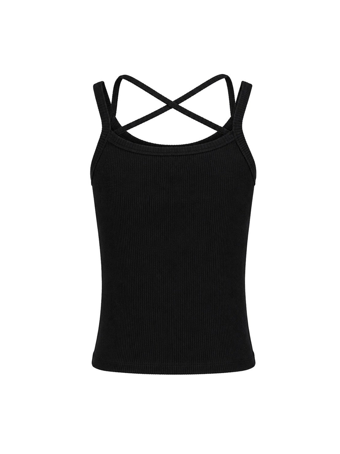 【NOT KNOWING】Hotfix Ribbed Tank Top