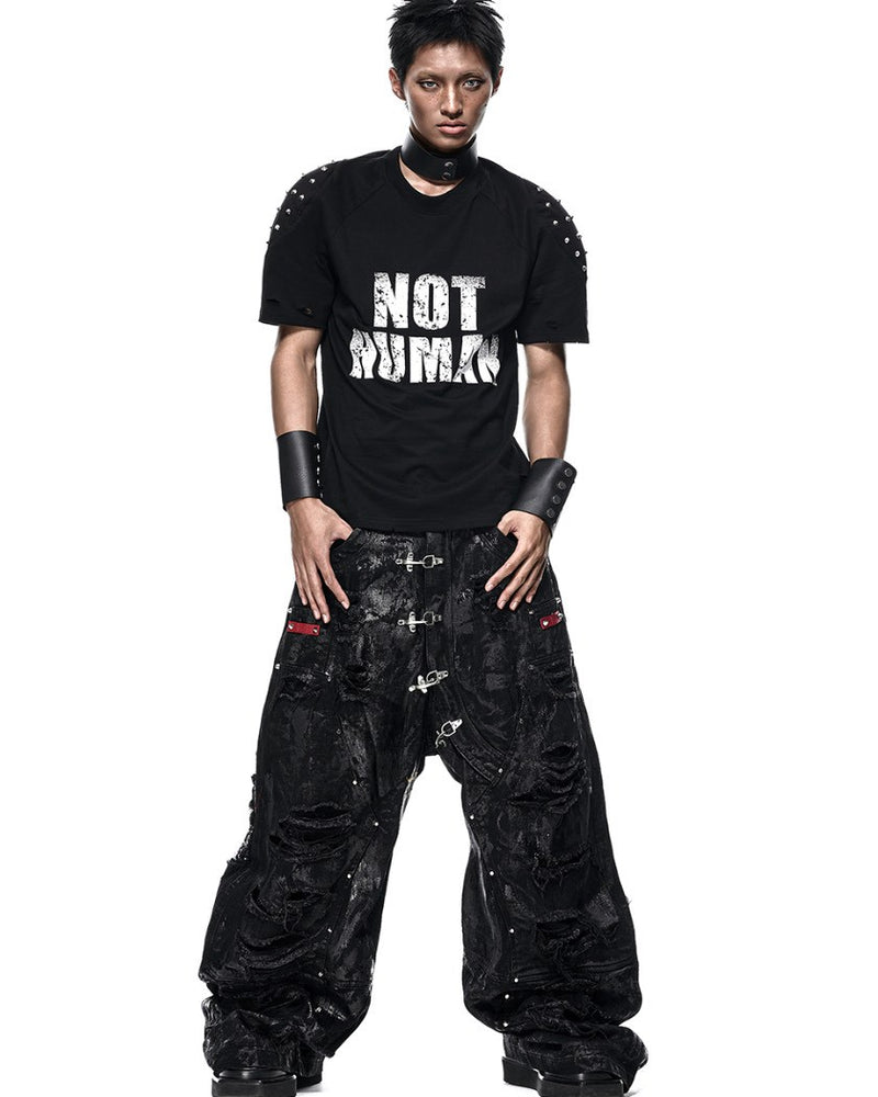 【RICH】Not Human Bulk T-shirt