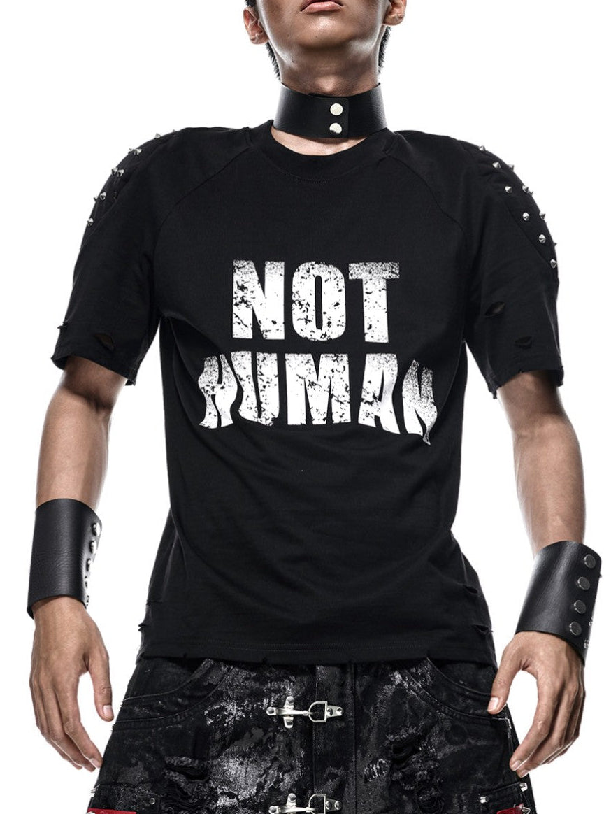 【RICH】Not Human Bulk T-shirt