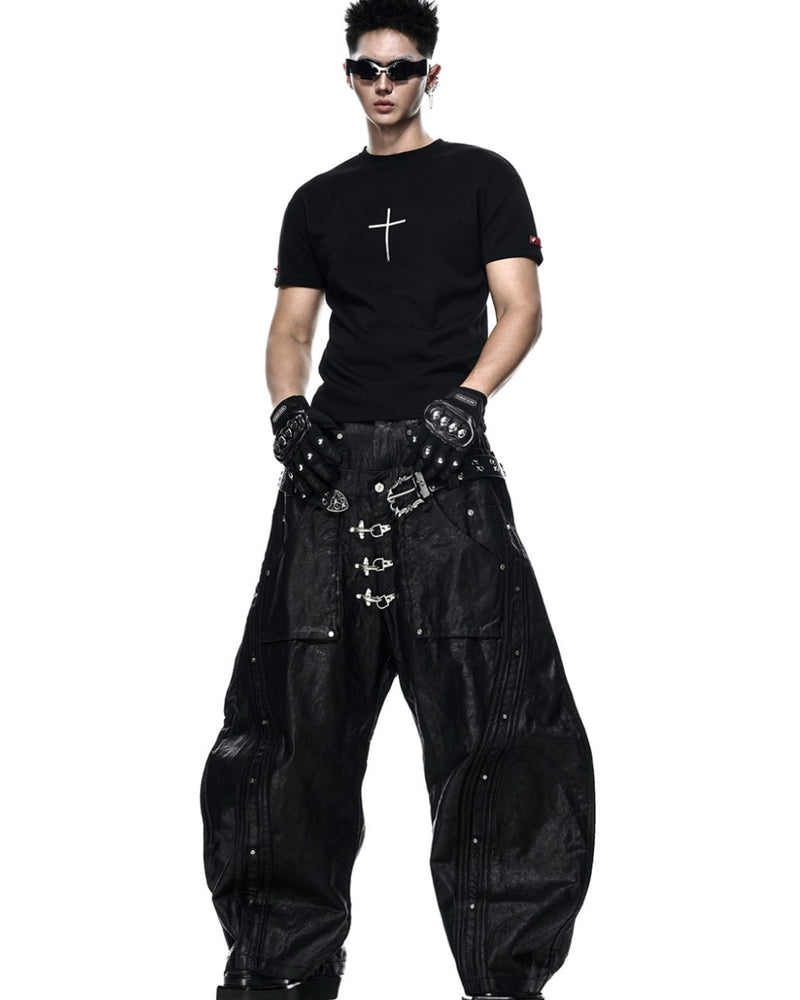 【RICH】Drknss Club Cross T-shirt