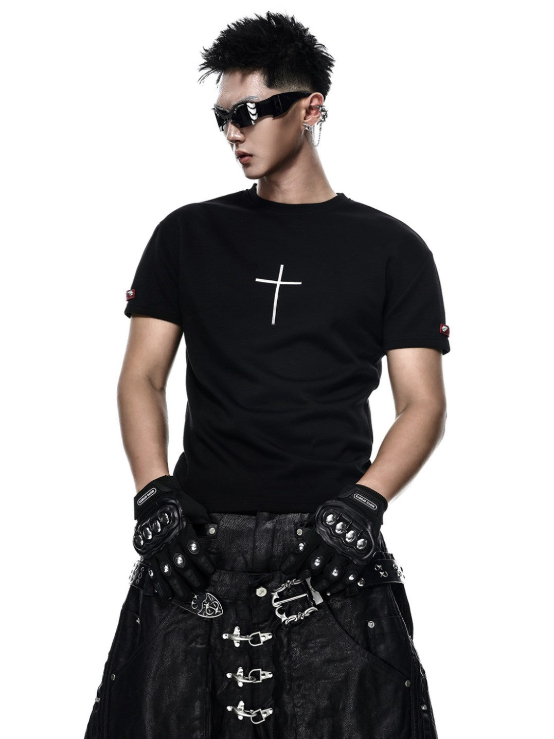 【RICH】Drknss Club Cross T-shirt