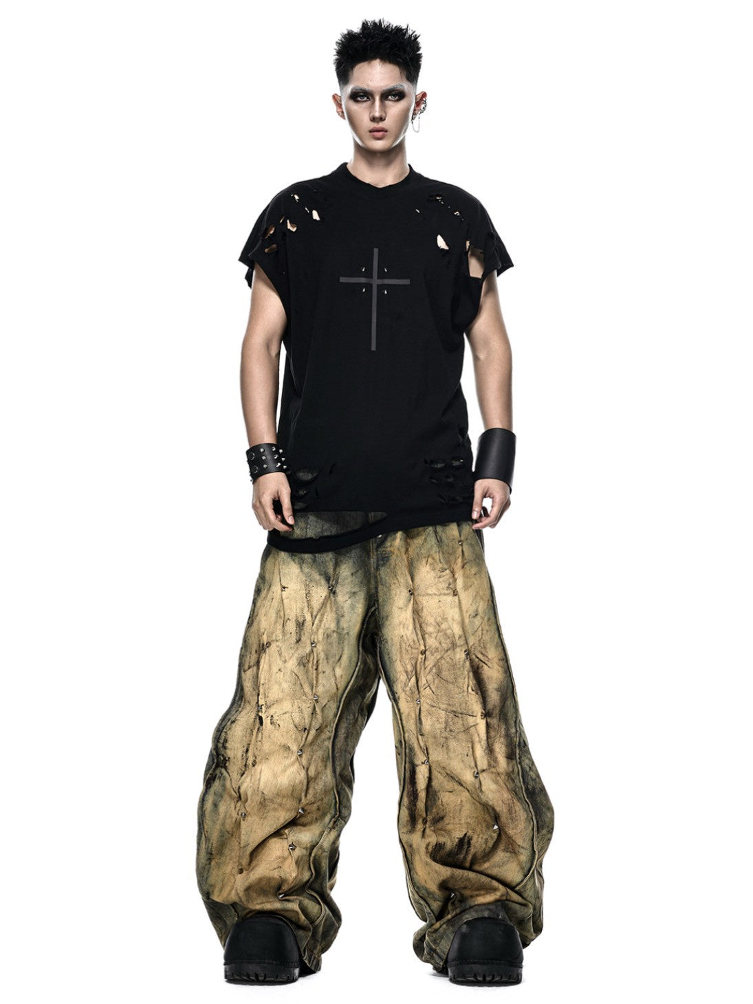 【RICH】Ripped T Tanktop