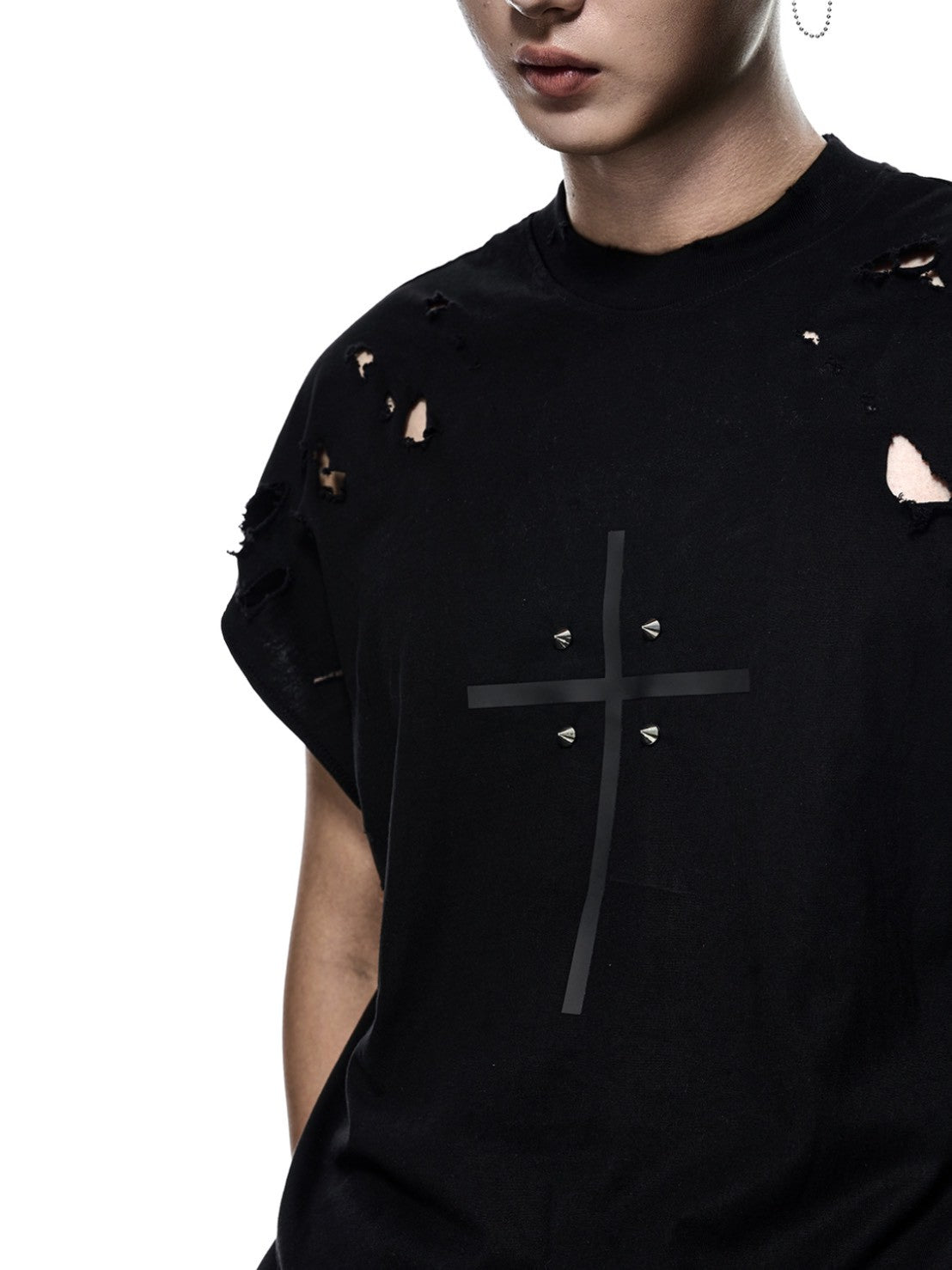 【RICH】Ripped T Tanktop