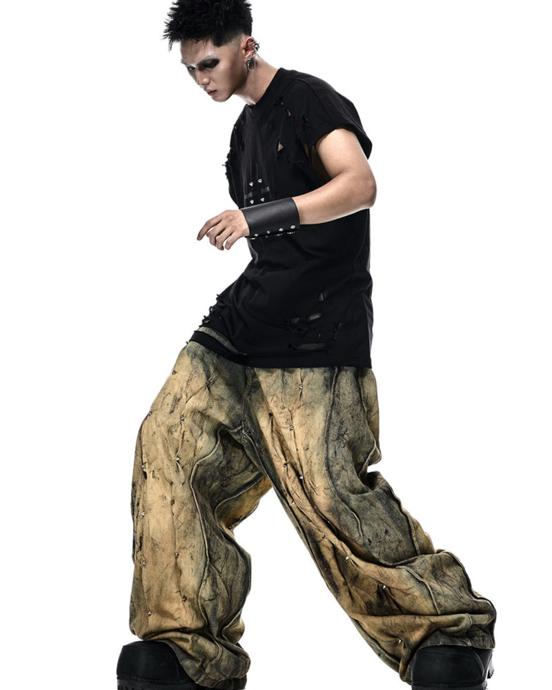 【RICH】Ripped T Tanktop