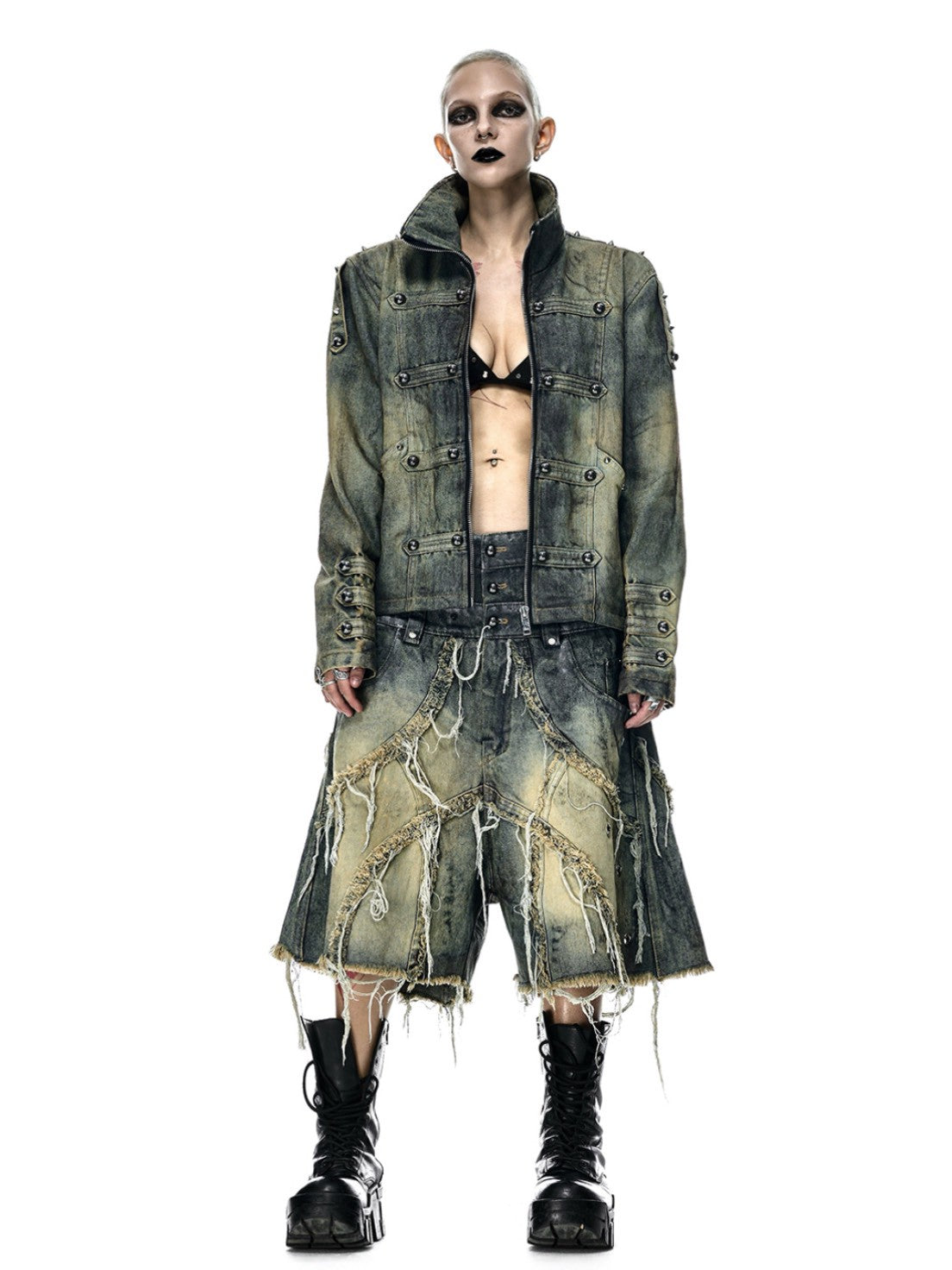【RICH】VAMP DIRT WASHED SHORT