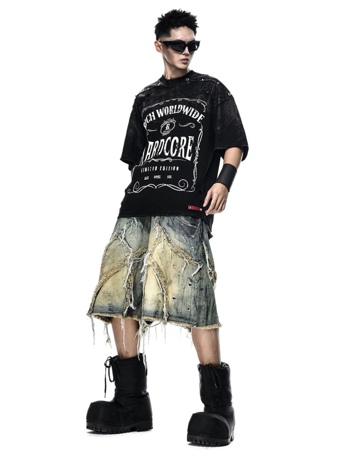 【RICH】VAMP DIRT WASHED SHORT