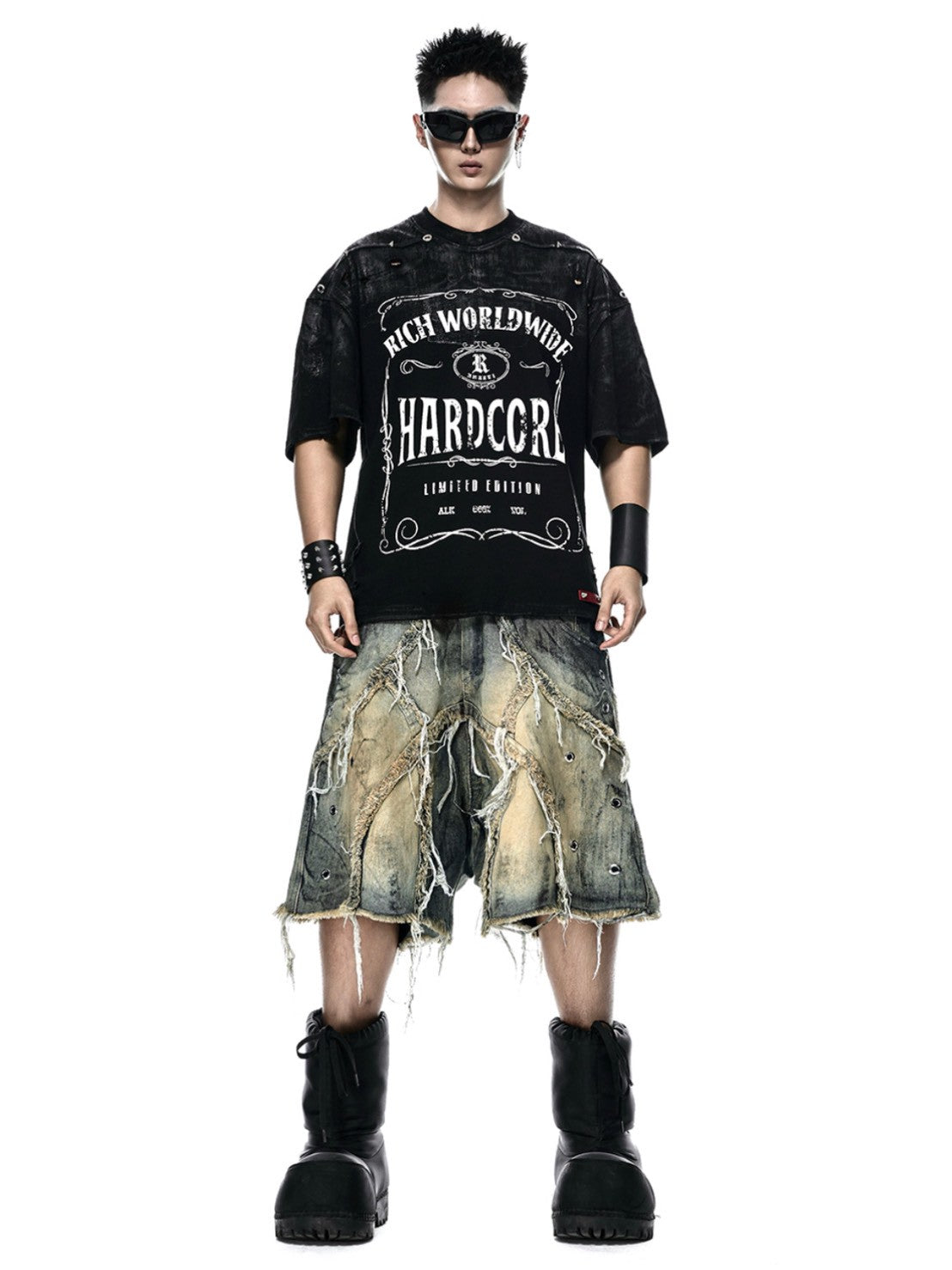 【RICH】VAMP DIRT WASHED SHORT