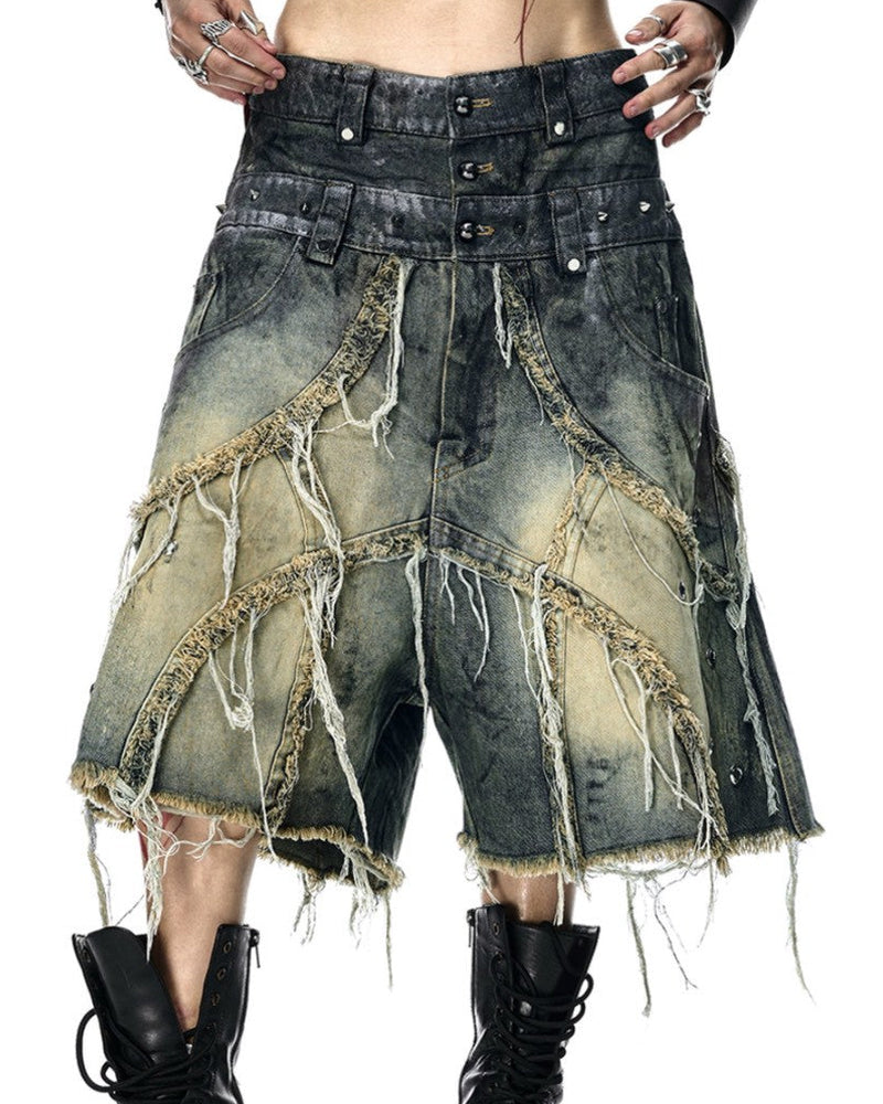 【RICH】VAMP DIRT WASHED SHORT