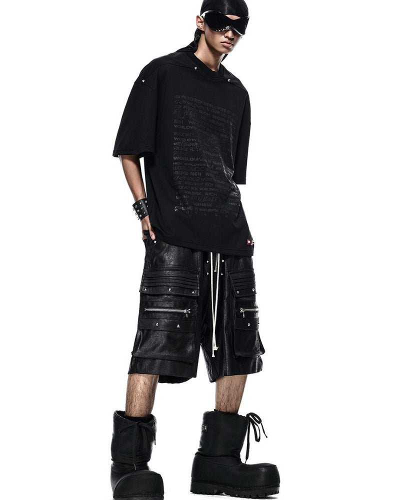 【RICH】Logo Printed Oversize T-shirt