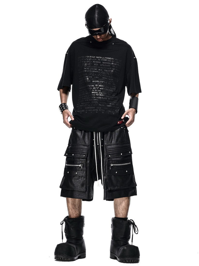 【RICH】Logo Printed Oversize T-shirt