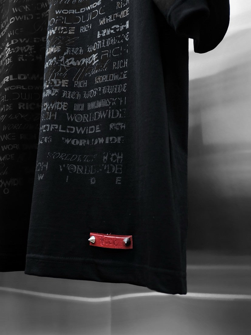 【RICH】Logo Printed Oversize T-shirt